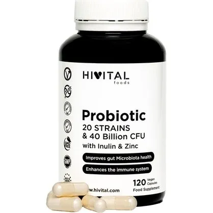 Hivital Probitico 20 Cepas 40 Mil UFC 120 Cpsulas