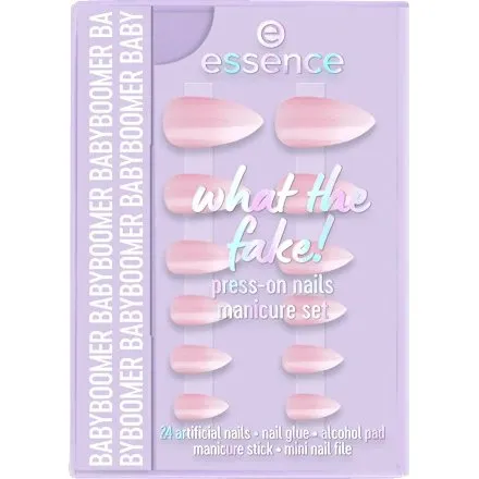 essence Set de Manicura Press-On Nails 03 Babyboomer