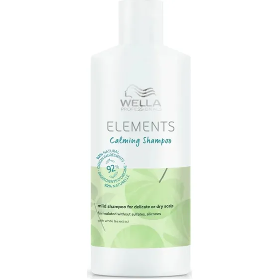 Wella Professionals Elements Champú Calmante para Cuero Cabelludo Sensible, 500 ml
