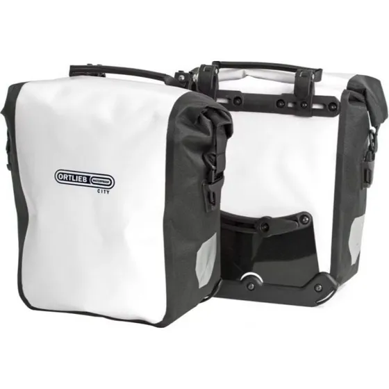 Ortlieb Front-Roller City QL1 (par) blanca 25L