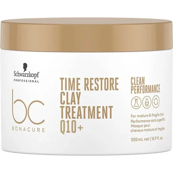 Schwarzkopf Professional BC Bonacure Time Restore Mascarilla de Arcilla 500 ml