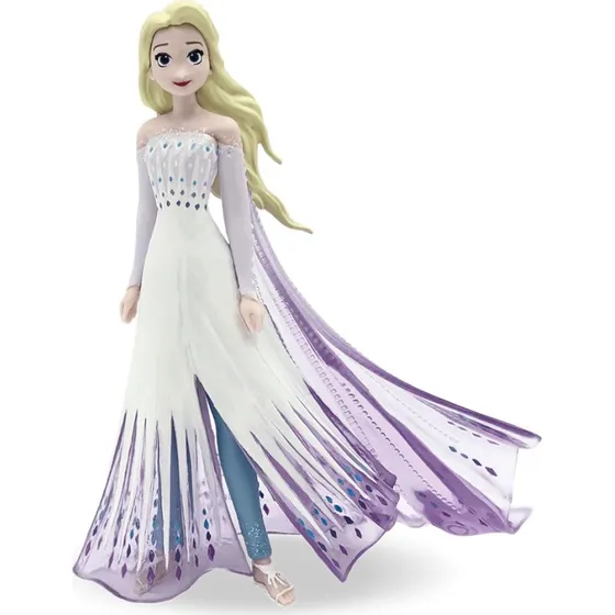 Bullyland Figura Elsa con Vestido Blanco Frozen 2 - 9cm