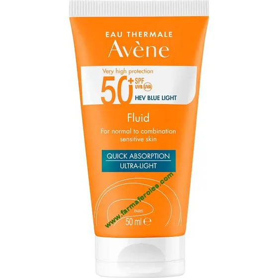 Avne Solar Fluido Ultra Ligero SPF50+ 50 ml