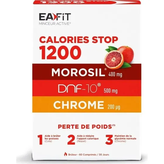 Eafit Calorie Stop 1200 con Morosil y DNF10 - 60 Comprimidos