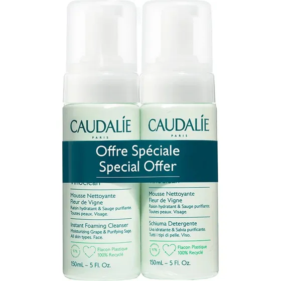 Caudalie Vinoclean Fleur de Vigne Duet Espuma Limpiadora 2x150ml