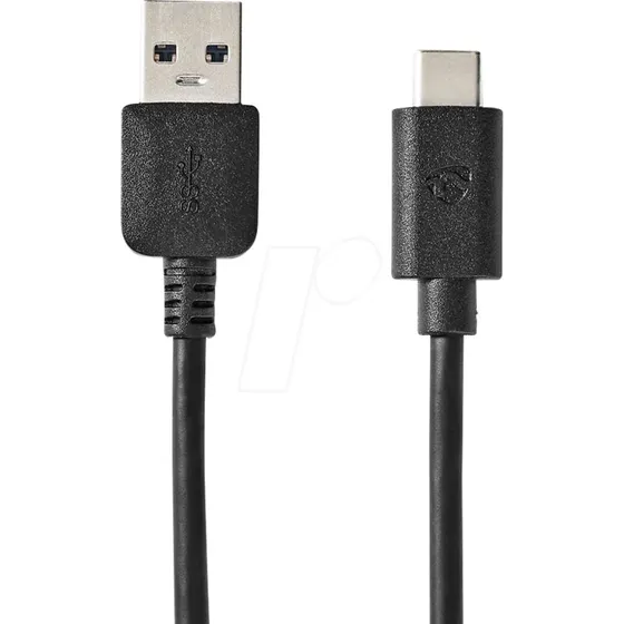 Nedis Cable USB-C 1m Negro