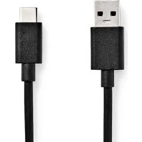 Nedis Cable USB-C a USB-A 60W 5Gbps 1M Negro