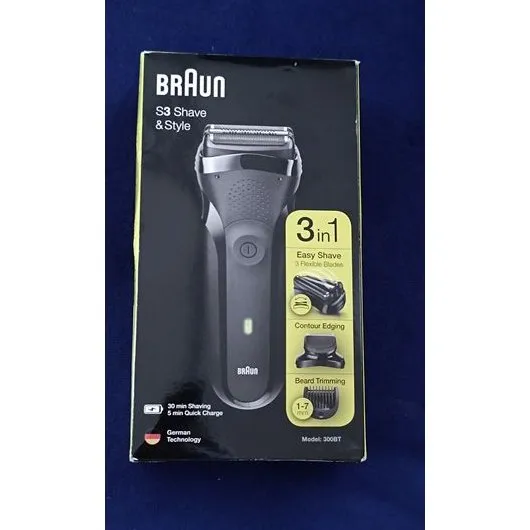 Braun 300BT Afeitadora elctrica Amarillo