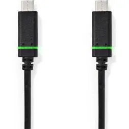 Nedis Cable USB-C 2.0m Niquelado