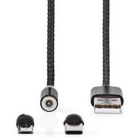 Nedis USB-Cable USB 2.0 USB-A a Micro-B/C
