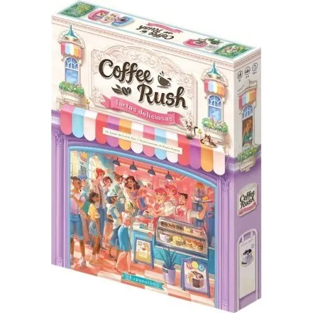 Asmodee Coffee Rush: Tartas Deliciosas - Expansión de Juego de Mesa