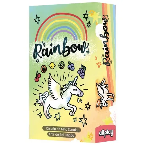 Asmodee Rainbow - Juego de cartas de bazas y combinaciones