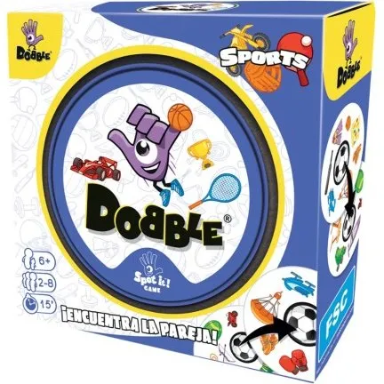 Dobble Sports - Juego de Cartas de Agilidad y Observación