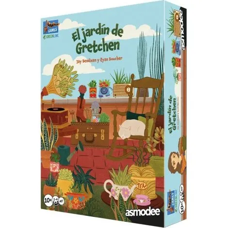 Asmodee El Jardín de Gretchen - Juego de Cartas de Suculentas