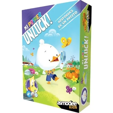 Mi Primer Unlock: Historias de un Patito - Juego de Mesa para Niños