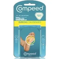 Compeed Durezas y Callosidades Medianas, 6 Apósitos