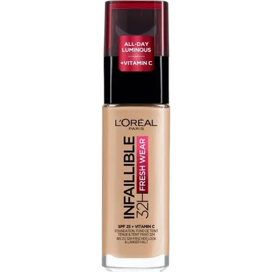 L'Oréal Paris Infallible 32H Fresh Wear Base 145 Beige Rosa 30ml