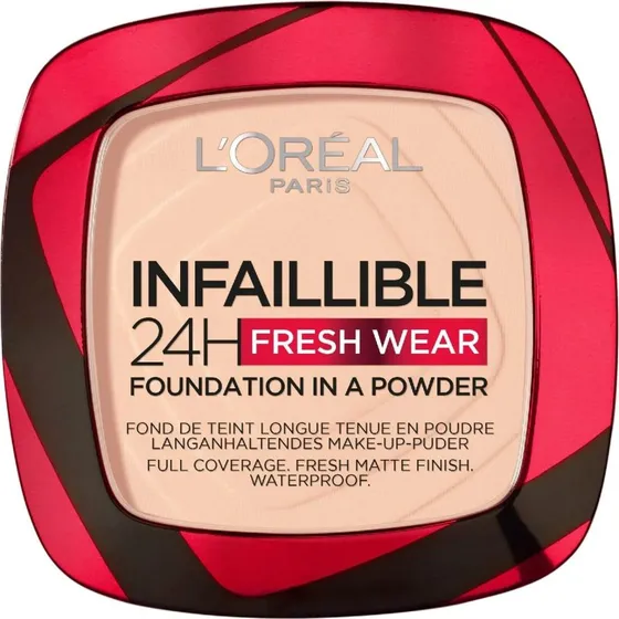 L'Oréal Paris Polvos Infalibles 24H Fresh Wear 180 Rosa Arena 9g