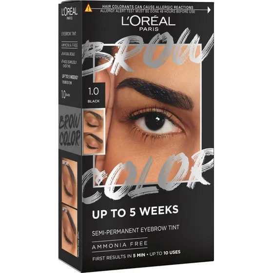 L'Oréal Paris Brow Color 1.0 Tinte de Cejas Semipermanente Negro