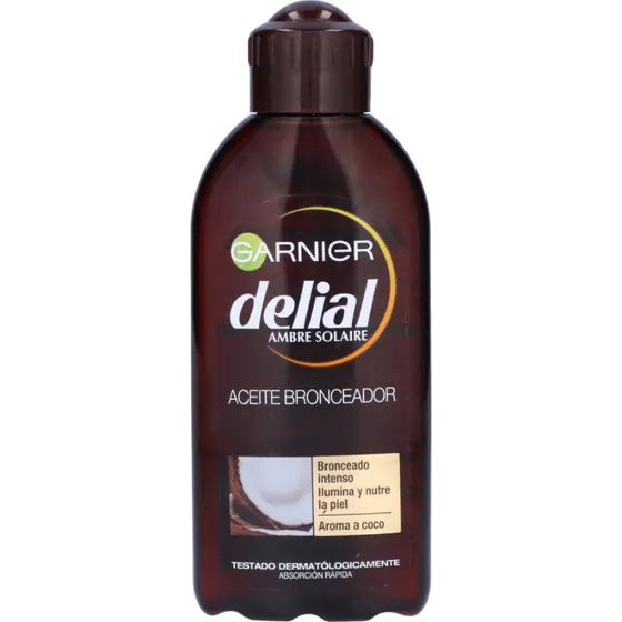 Garnier Delial Ambre Solaire Aceite Bronceador de Coco 200 ml
