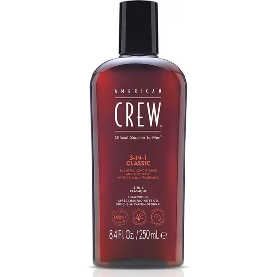 American Crew Champú Clásico 3 en 1 250ml