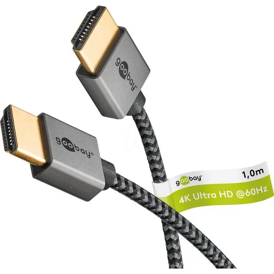 Goobay Plus HDMI Slim 4K 60Hz 1,0 m