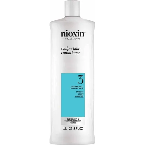 Nioxin System 3 Acondicionador para Cabello Teñido y Dañado 1L