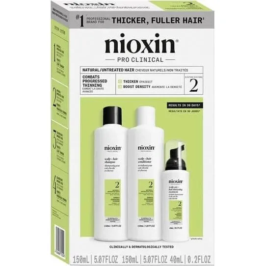 Nioxin System 2: Set de Fortalecimiento para Cabello Natural