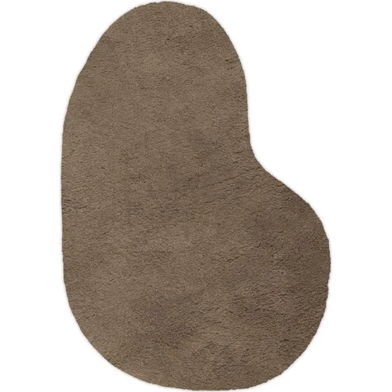 Ferm Living Forma Wool Rug Marrn Fresno Pequeo