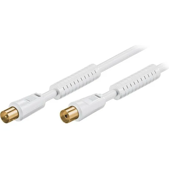 Marca: Cable Coaxial Macho/Hembra 2,5 m, Chapado en Oro