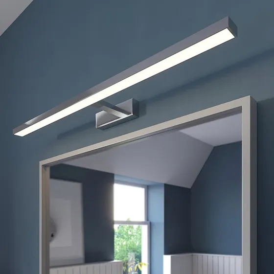 Lindby Jukka Aplique LED de Pared L90 Cromo - 90 cm