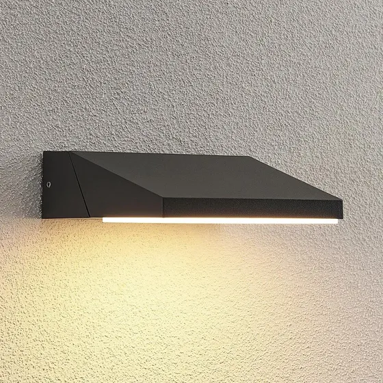 Lucande Auda Aplique de Pared LED Exterior Anthracite