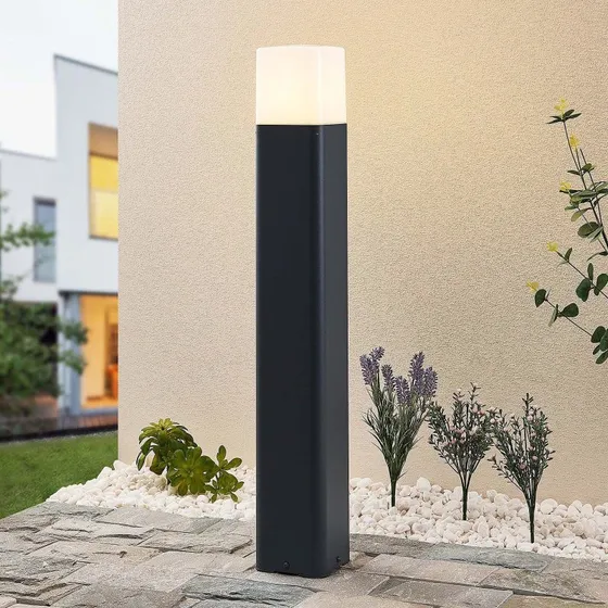 Lucande Obuna Lámpara de Jardín H80 Anthracite