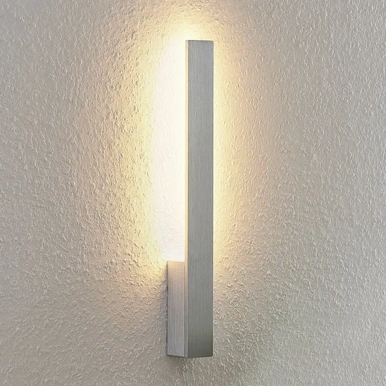 Arcchio Ivano Aplique de Pared LED de Aluminio Cepillado (43 cm)