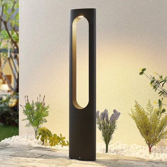 Lucande Lámpara de Jardín LED Fenti H90 - Gris Antracita
