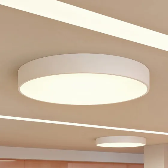 Arcchio Noabelle Lámpara LED de Techo Redonda Ø80 cm, Blanco