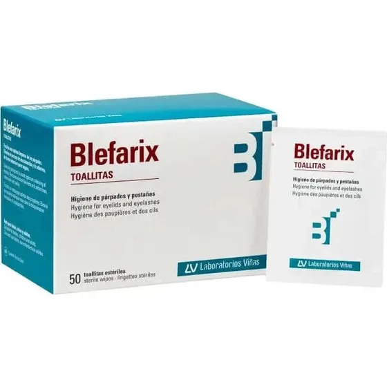 Blefarix Toallitas de Limpieza Ocular - 50 Unidades