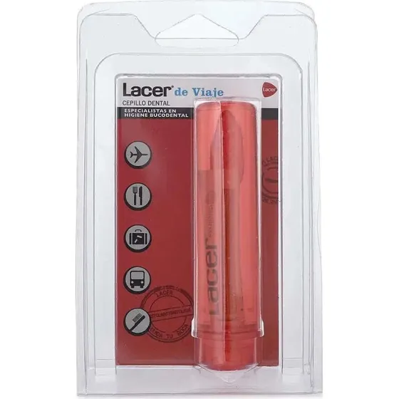Lacer Cepillo Dental de Viaje con Pasta de Dientes 5ml