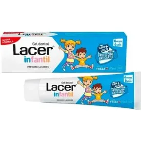 Lacer Gel Dental Infantil Sabor Fresa 75ml (2-6 años)