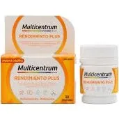 Multicentrum Plus Ginseng y Ginkgo Biloba, 30 comprimidos