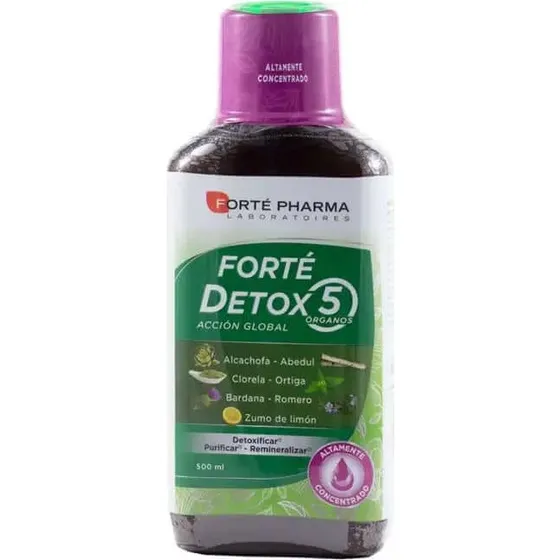 Forté Pharma Detox 5 Órganos Acción Global 500 ml