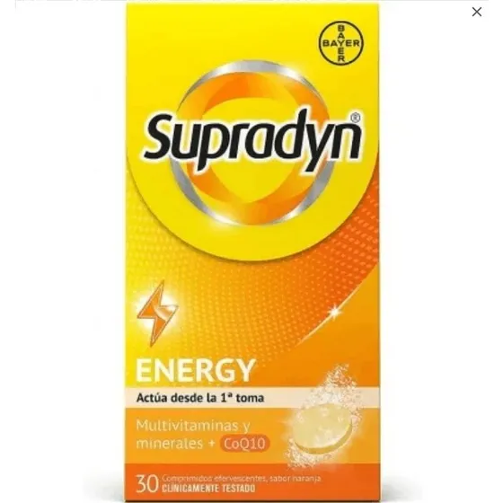 Supradyn Activo 30 Comprimidos Efervescentes