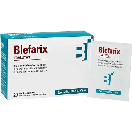 Blefarix Toallitas de Limpieza Ocular - 20 Unidades
