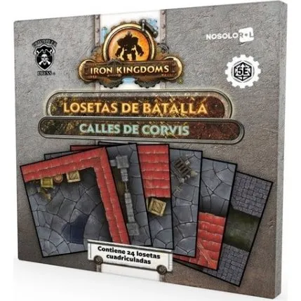 Iron Kingdoms: Losetas de Batalla - Calles de Corvis