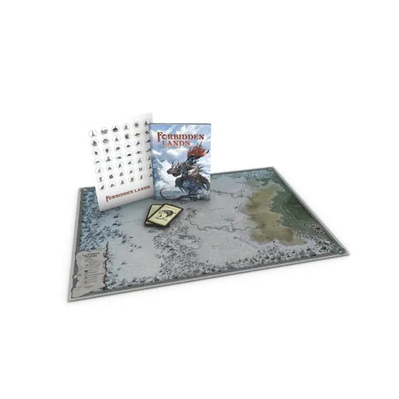Forbidden Lands: Mapa y Cartas de La Cuenca Glacial