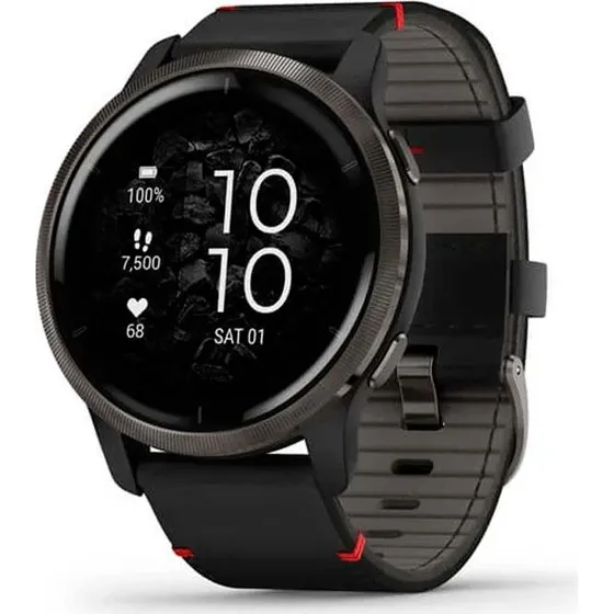 Garmin Venu 2 45 mm Negro Acero Inoxidable