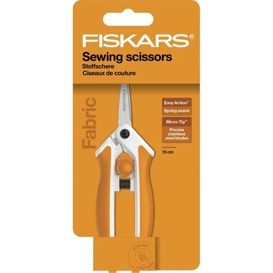 Fiskars Tijeras Easy Action MicroTip 15 cm