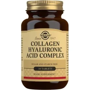 Solgar Collagen Hyaluronic Complex, 30 comprimidos