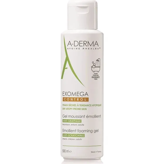 A-Derma Exomega Control Gel Espumoso Emoliente 500 ml