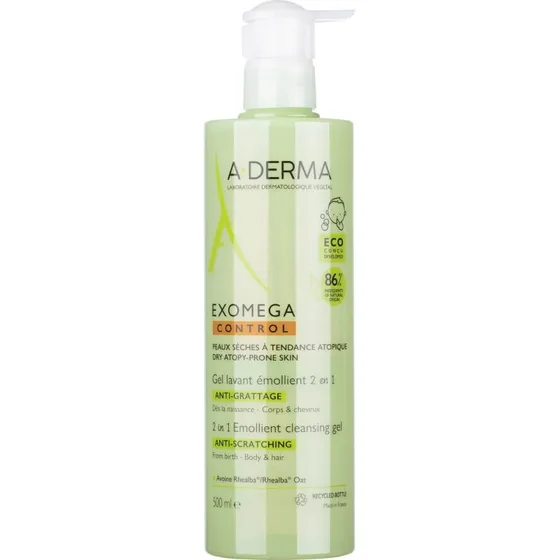 A-Derma Exomega Control Gel de Ducha 2 en 1 500 ml